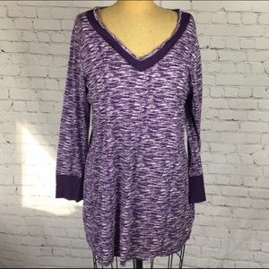 Cacique Long Sleeve Lounge Sleepwear PJ Top